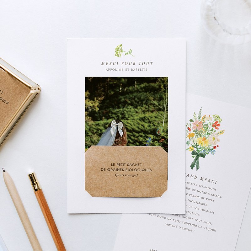 Cartes de remerciements
