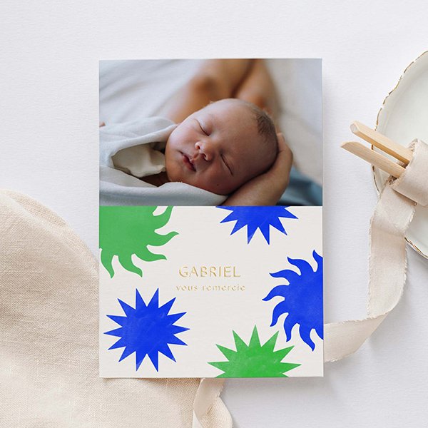 Carte de remerciements