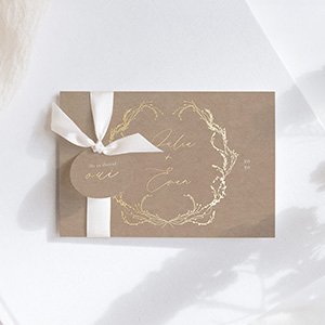 faire part mariage chic