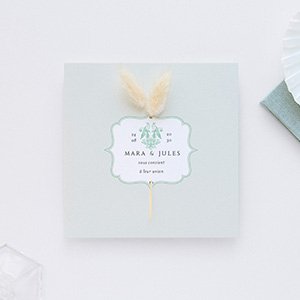 faire-part mariage fleurs séchées