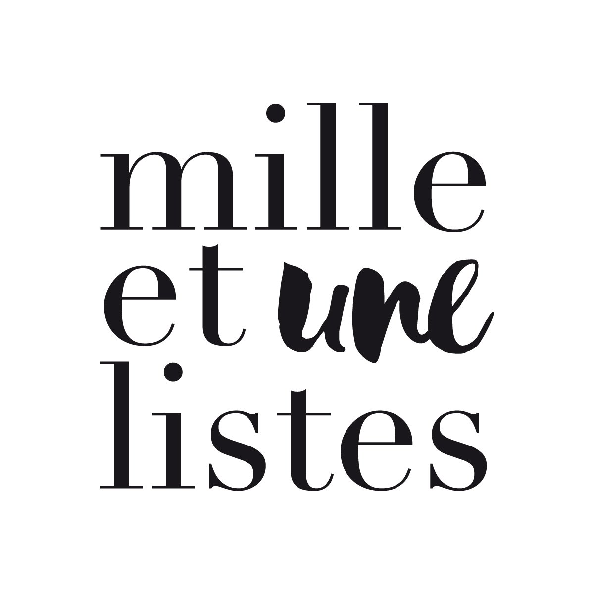 Mille et une listes