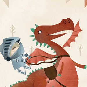 invitation anniversaire chevalier