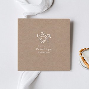 faire part communion traditionnel