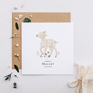 faire part baptême traditionnel