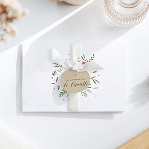 faire part communion fille