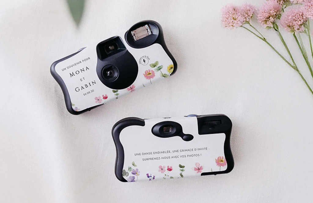 L'appareil photo mariage