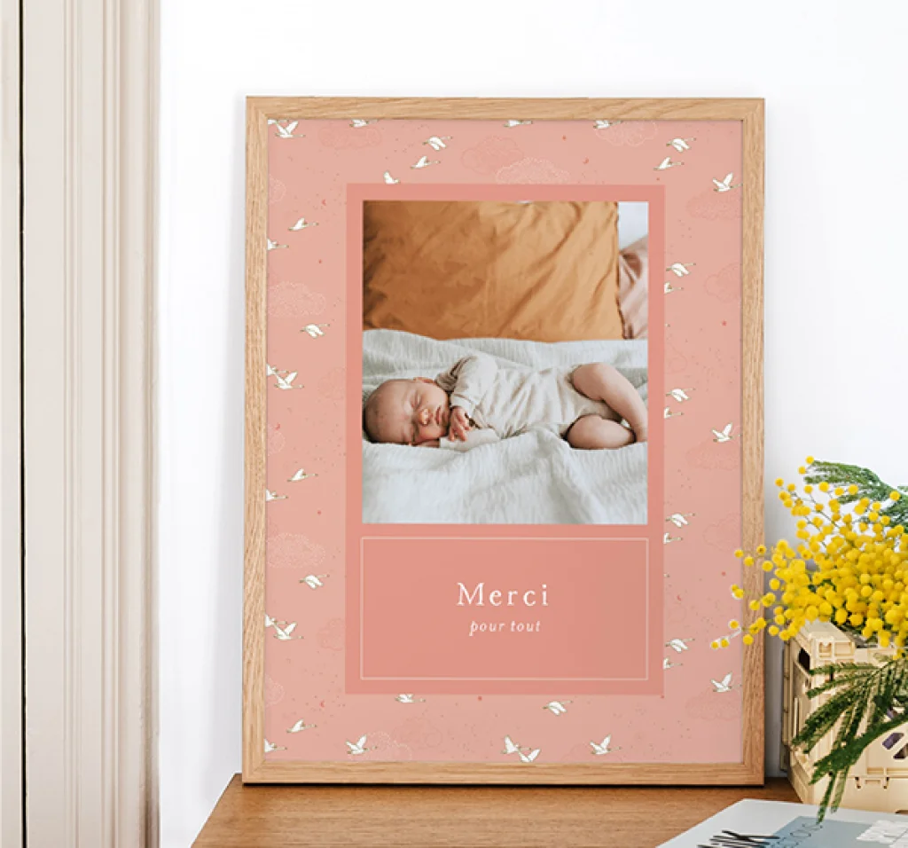 Affiche de son faire-part