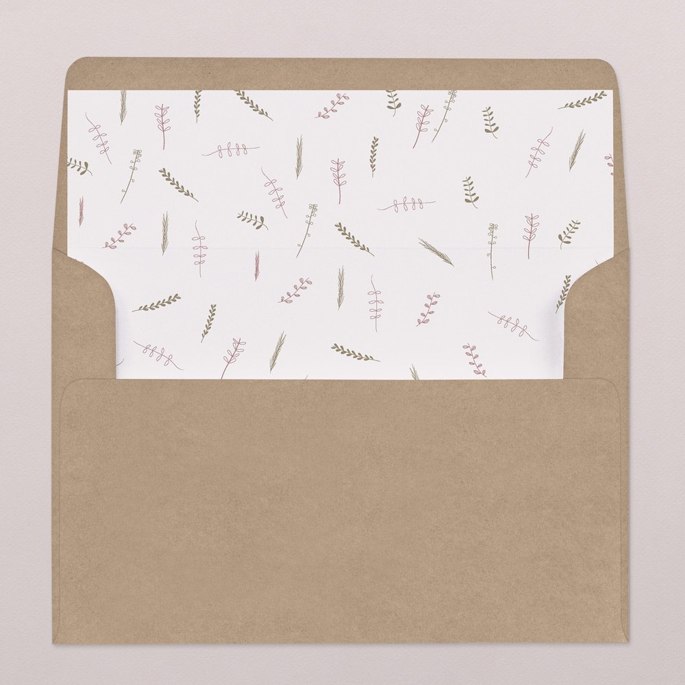 Intérieur d'enveloppe