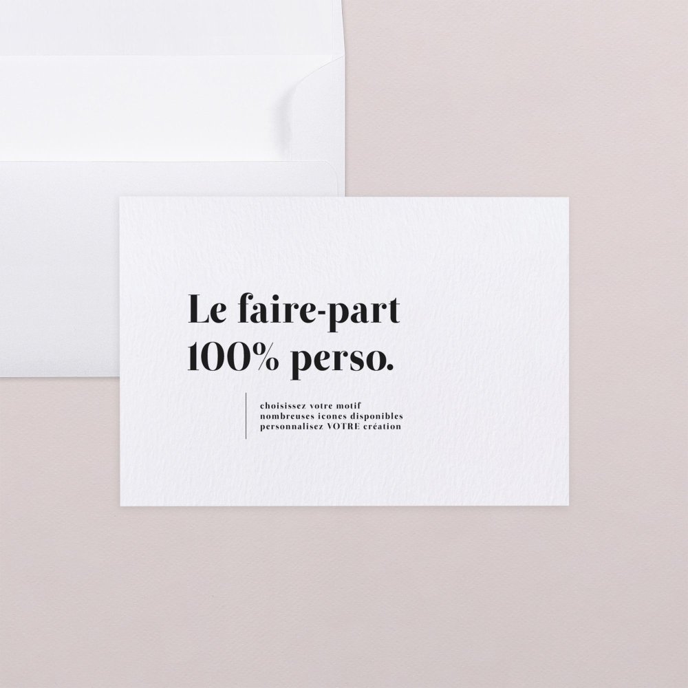 Le 100% personnalisable