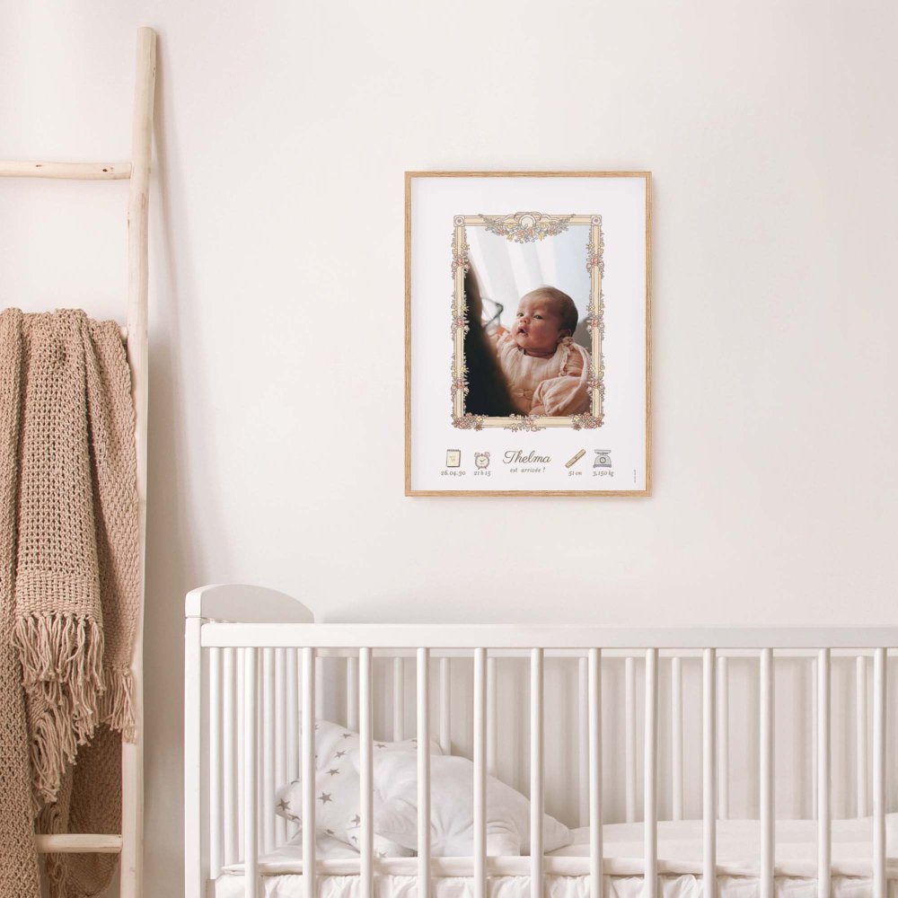 Mon premier portrait - rose