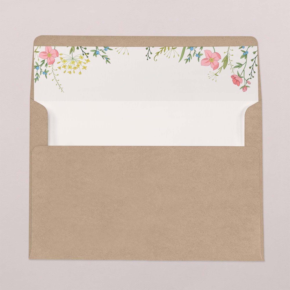 Intérieur d'enveloppe