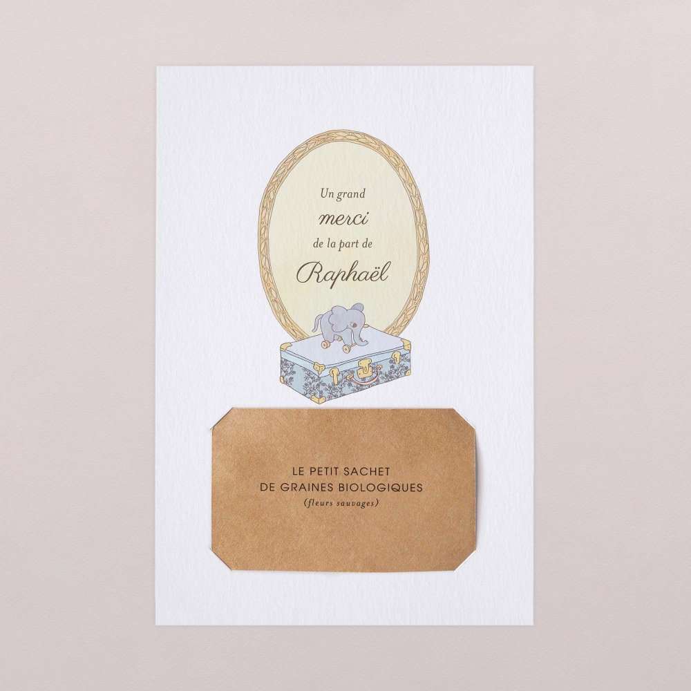 Mon premier portrait - bleu