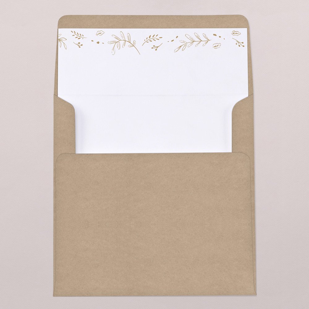 Intérieur d'enveloppe