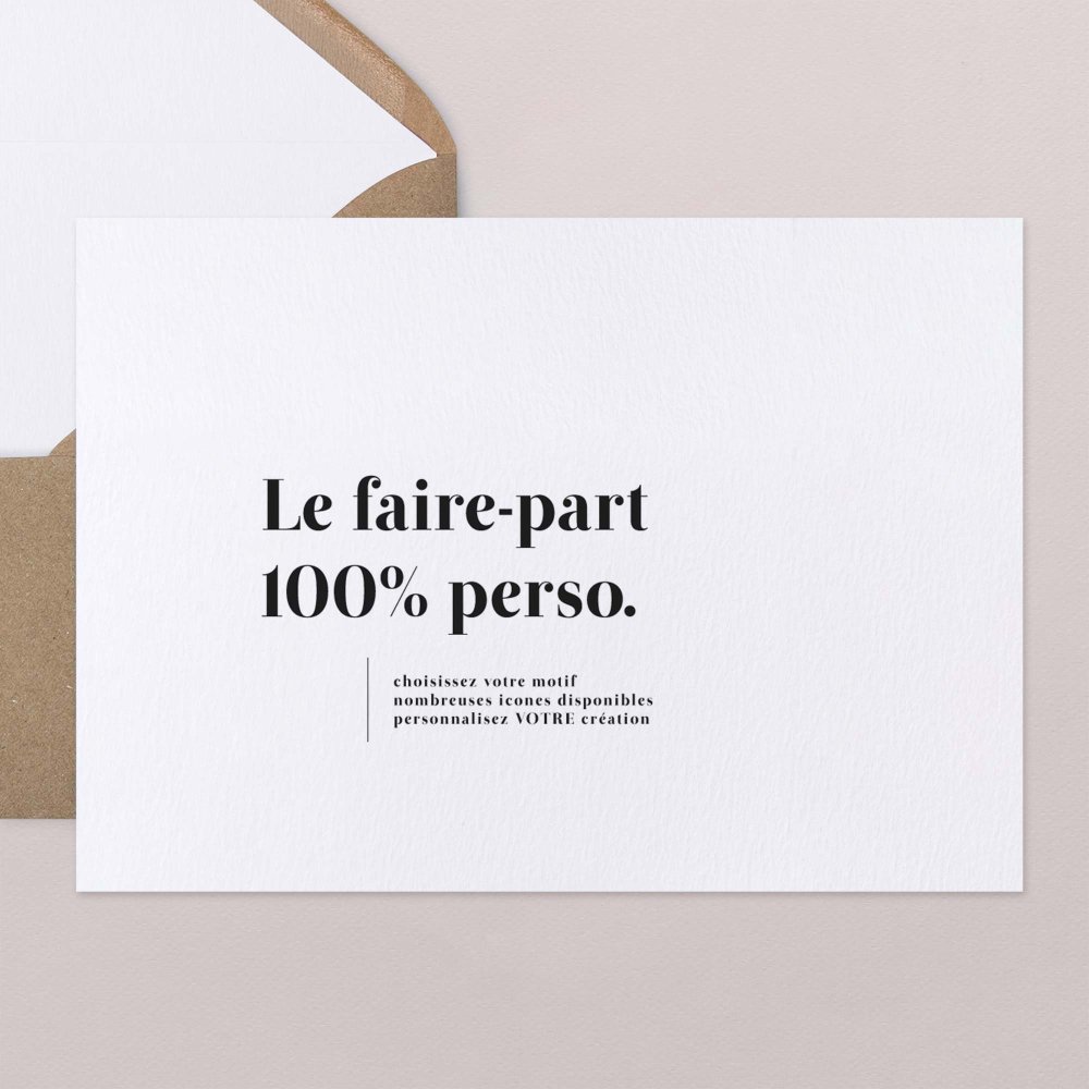 Le 100% personnalisable