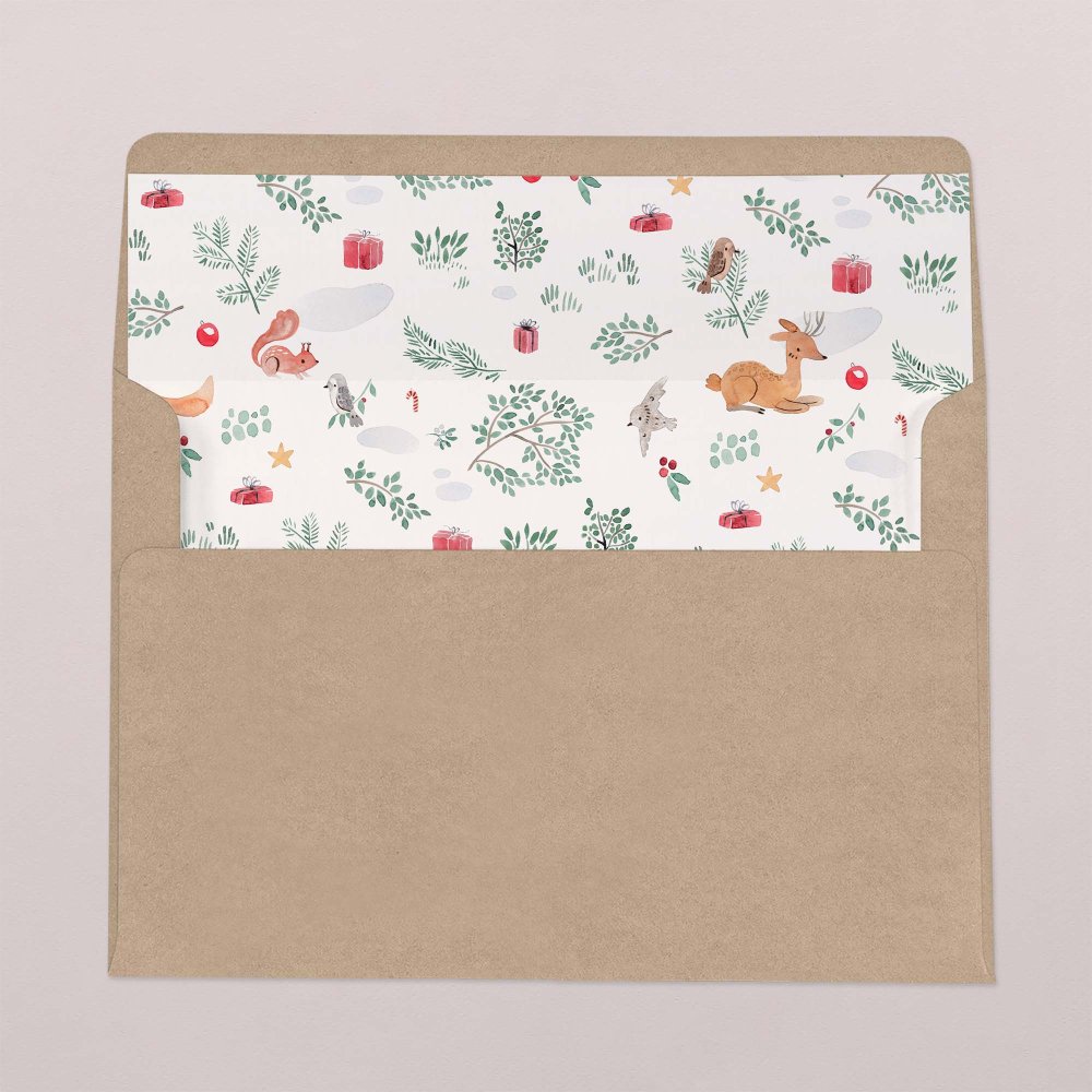 Intérieur d'enveloppe