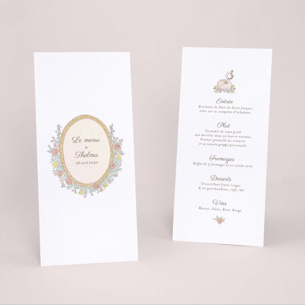 Mon premier portrait - rose