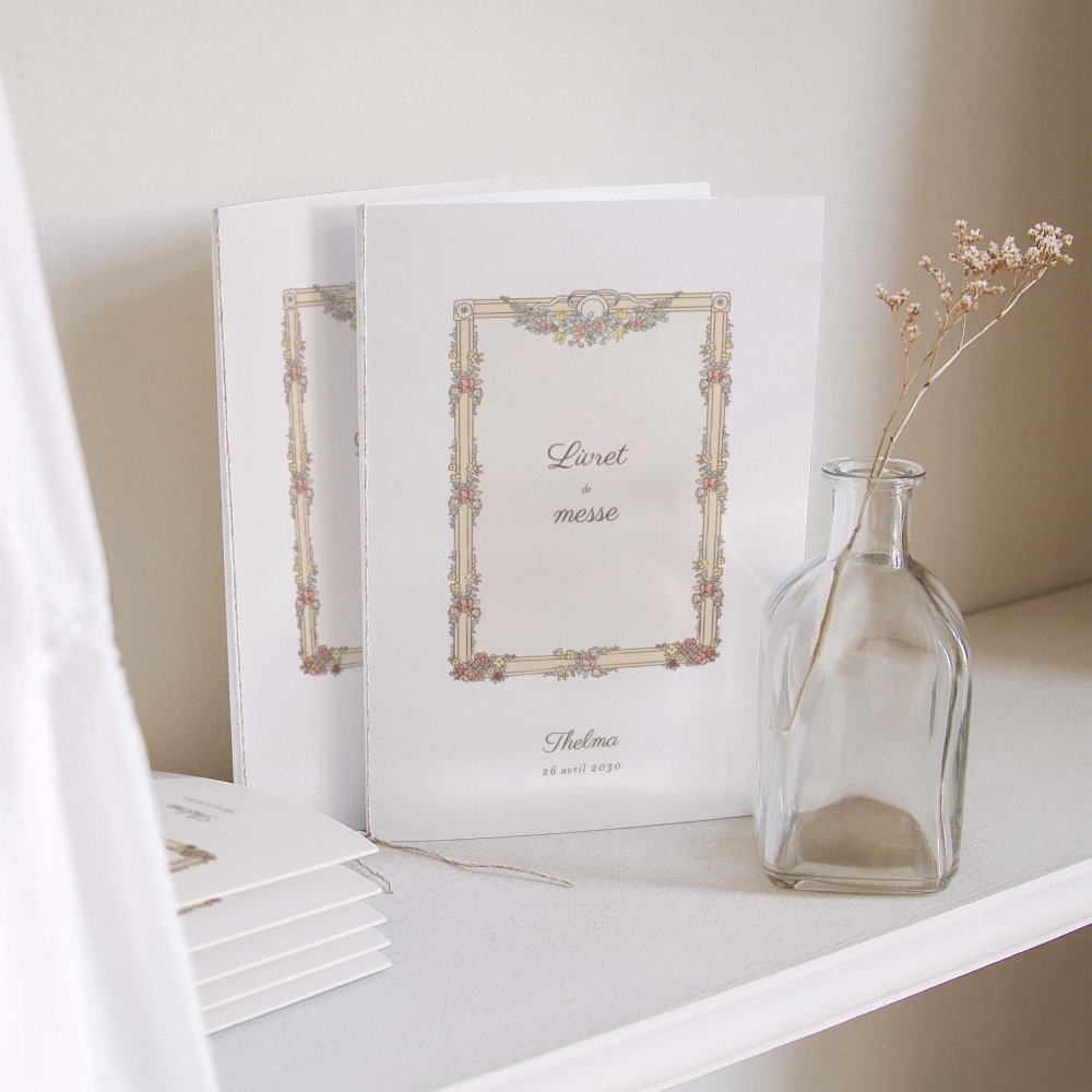 Mon premier portrait - rose