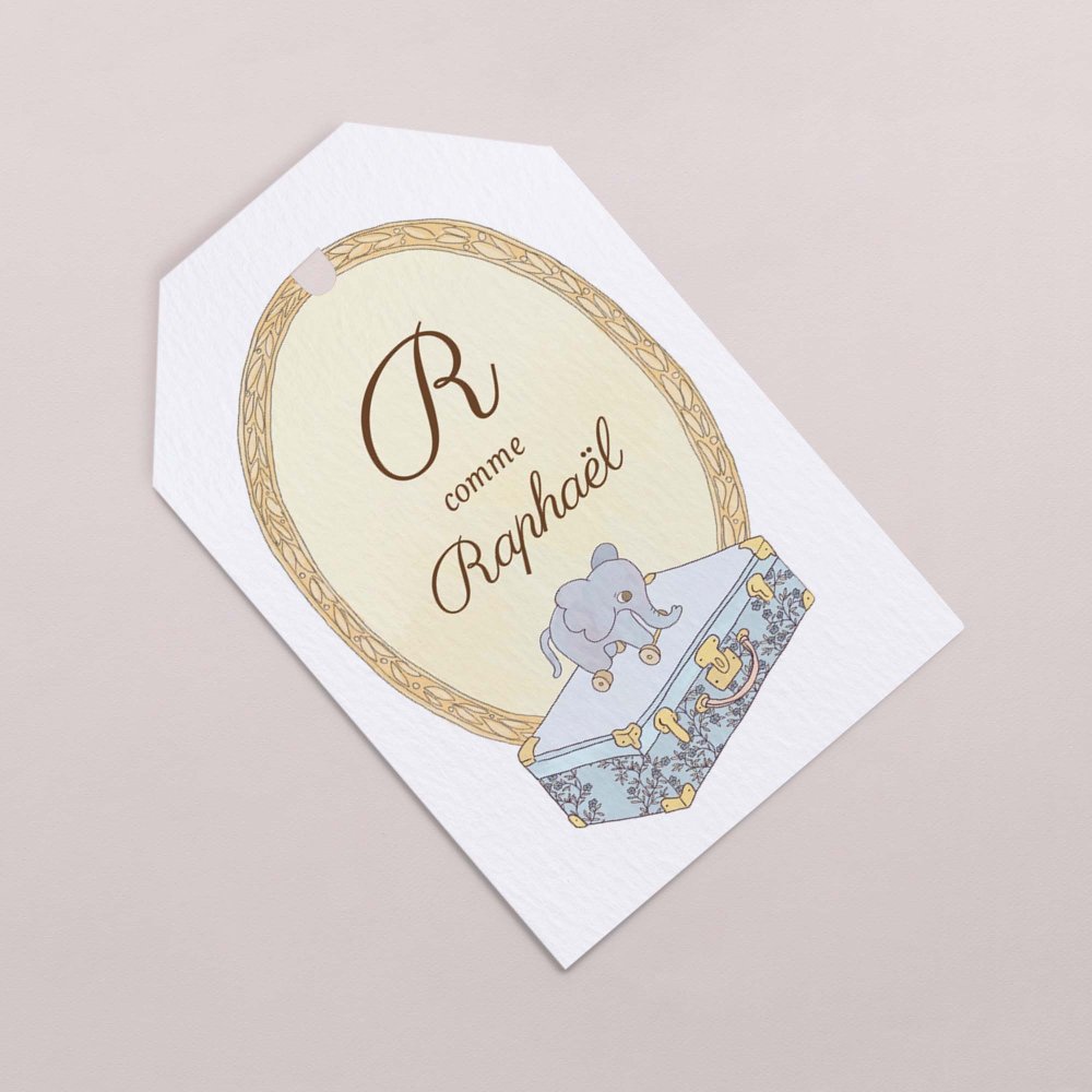 Mon premier portrait - bleu