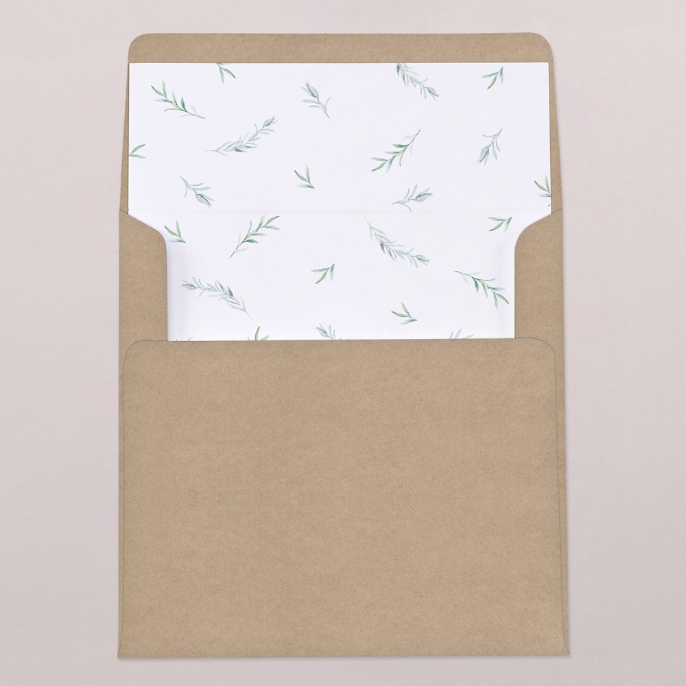 Intérieur d'enveloppe