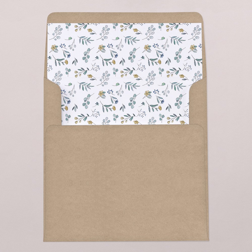 Intérieur d'enveloppe