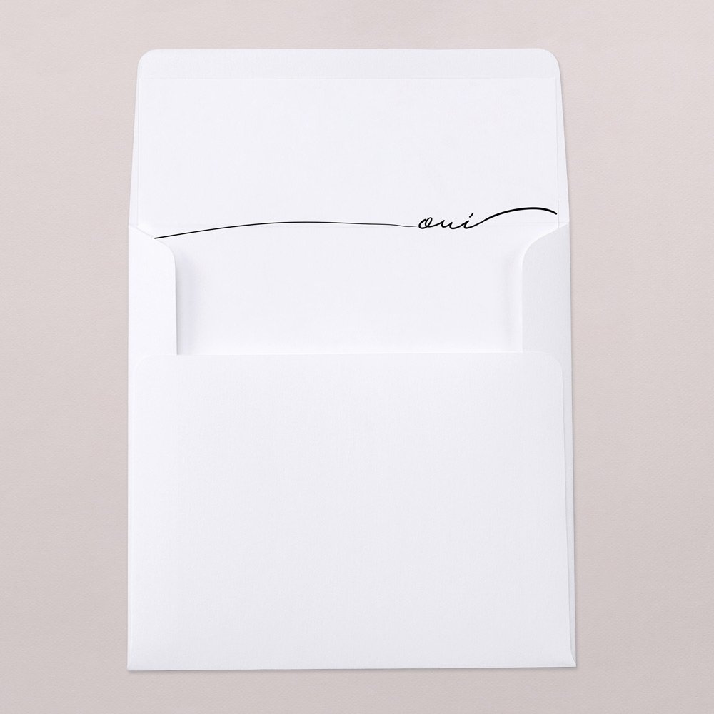 Intérieur d'enveloppe