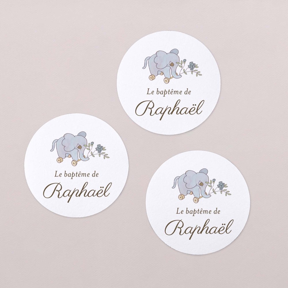 Mon premier portrait - bleu