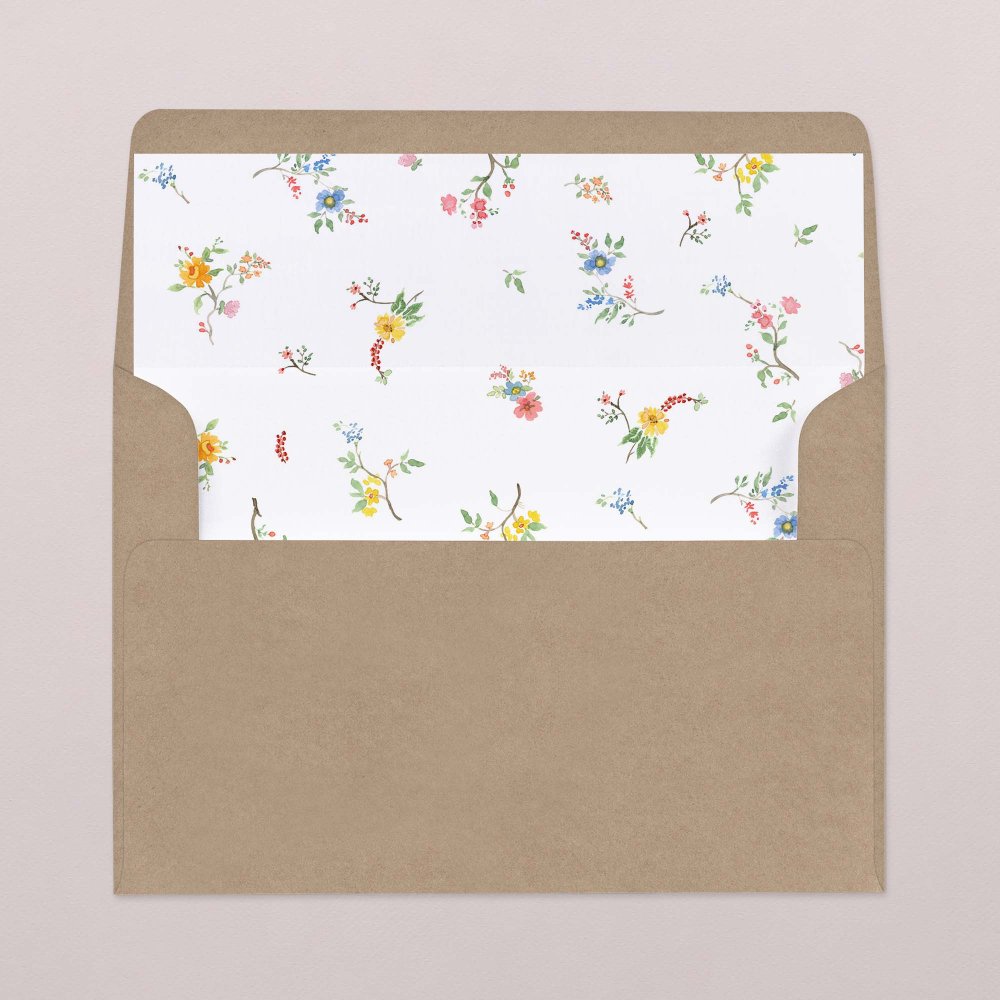 Intérieur d'enveloppe