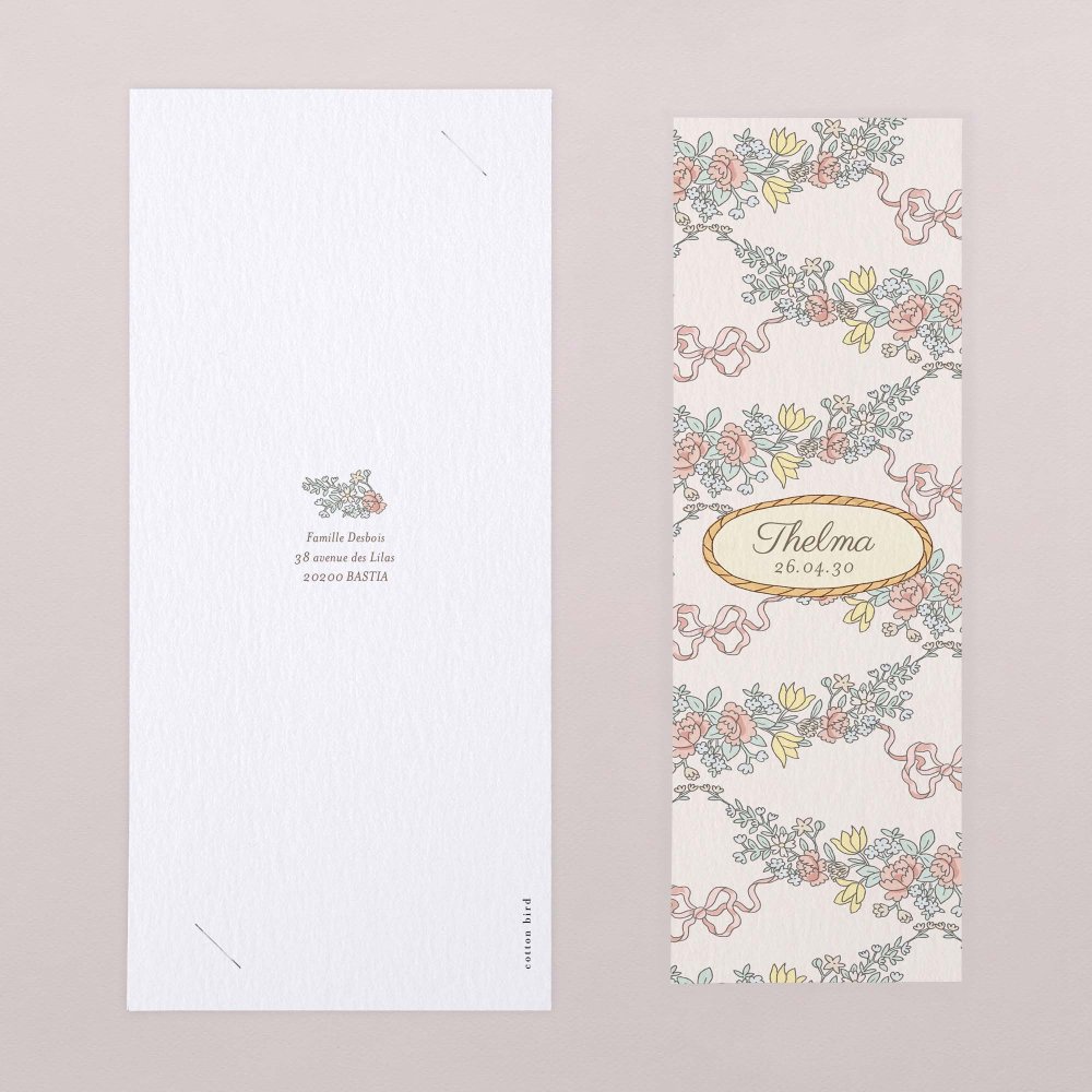 Mon premier portrait - rose