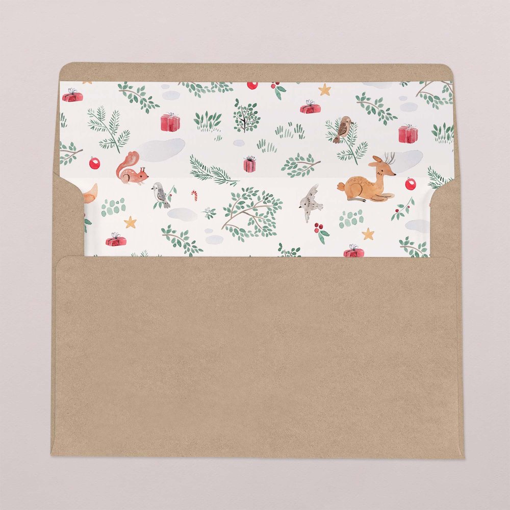 Intérieur d'enveloppe