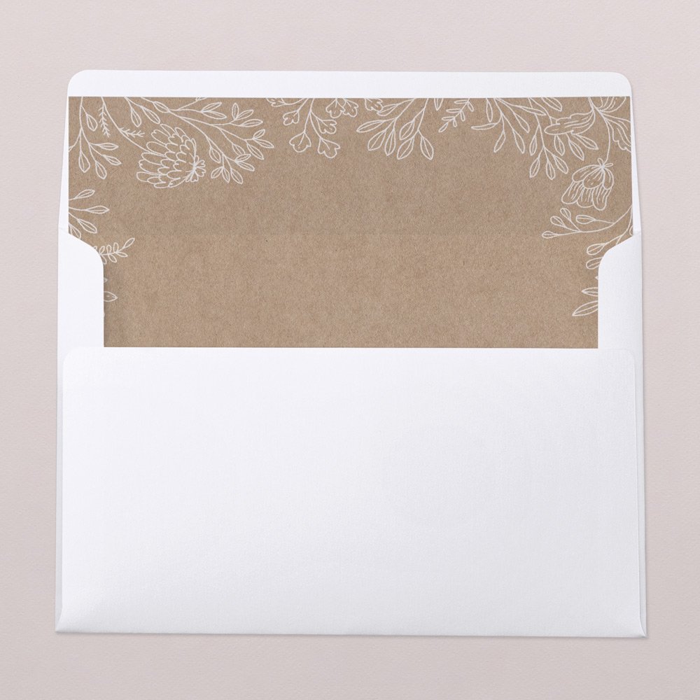 Intérieur d'enveloppe