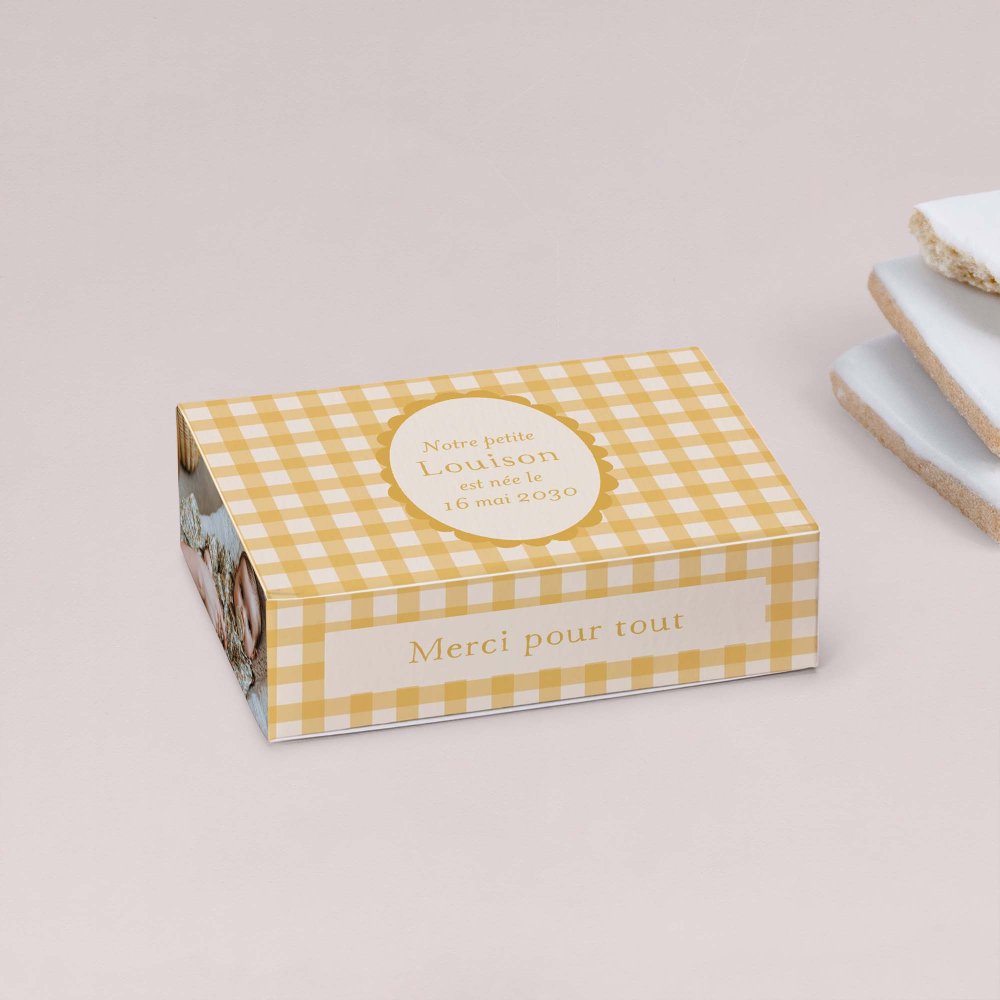 Joli vichy - moutarde