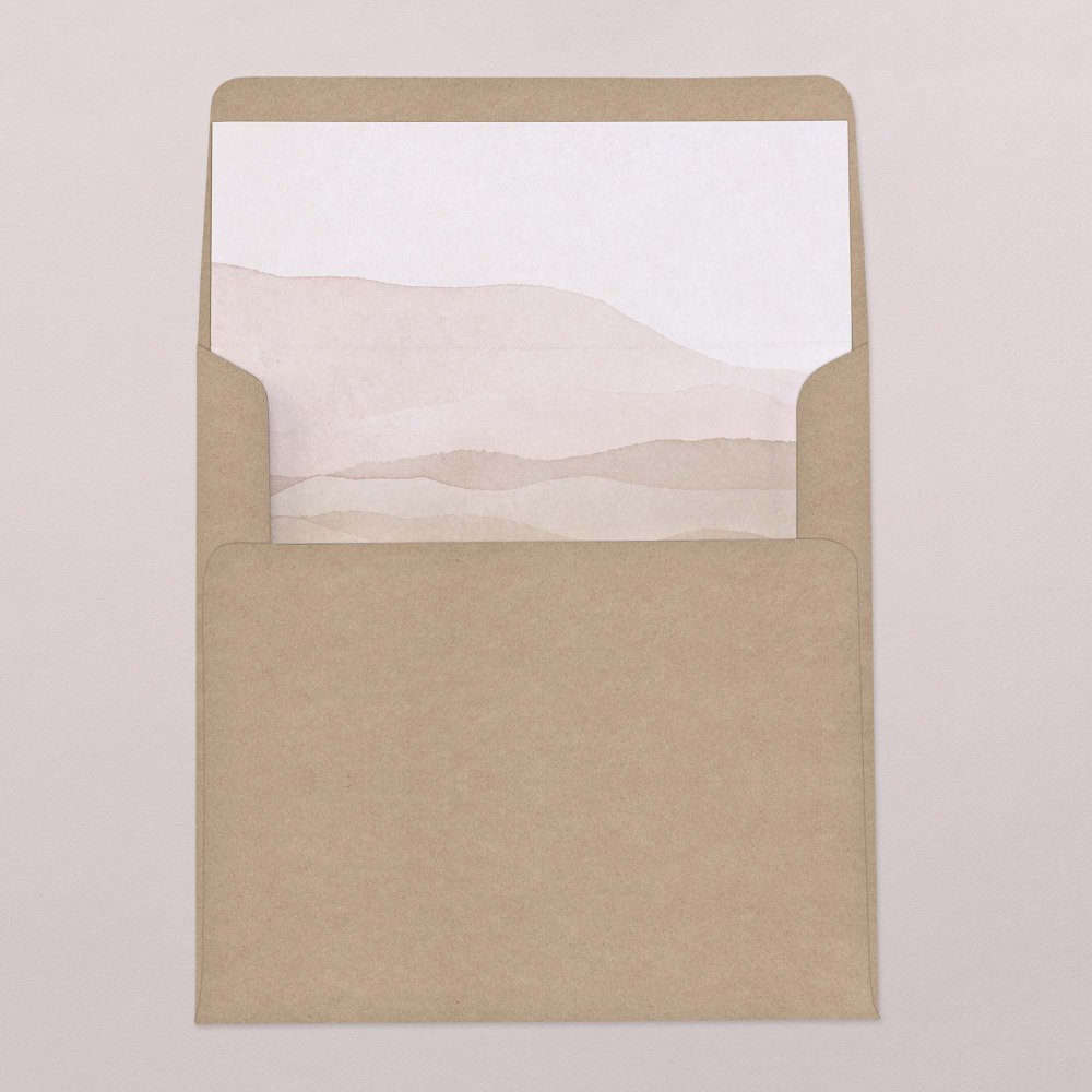 Intérieur d'enveloppe