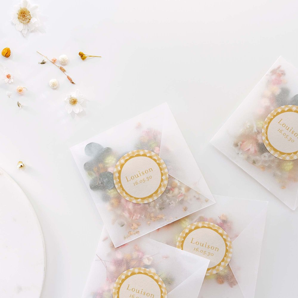 Joli vichy - moutarde