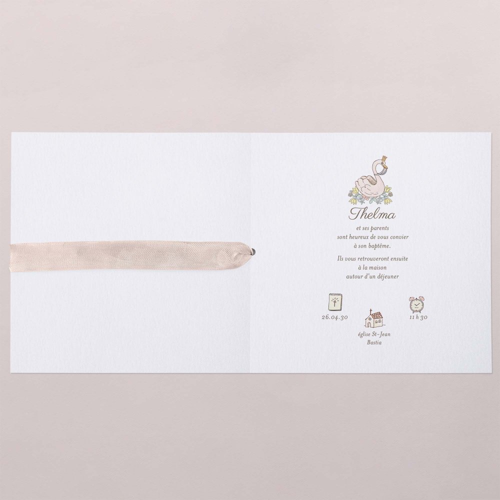 Mon premier portrait - rose