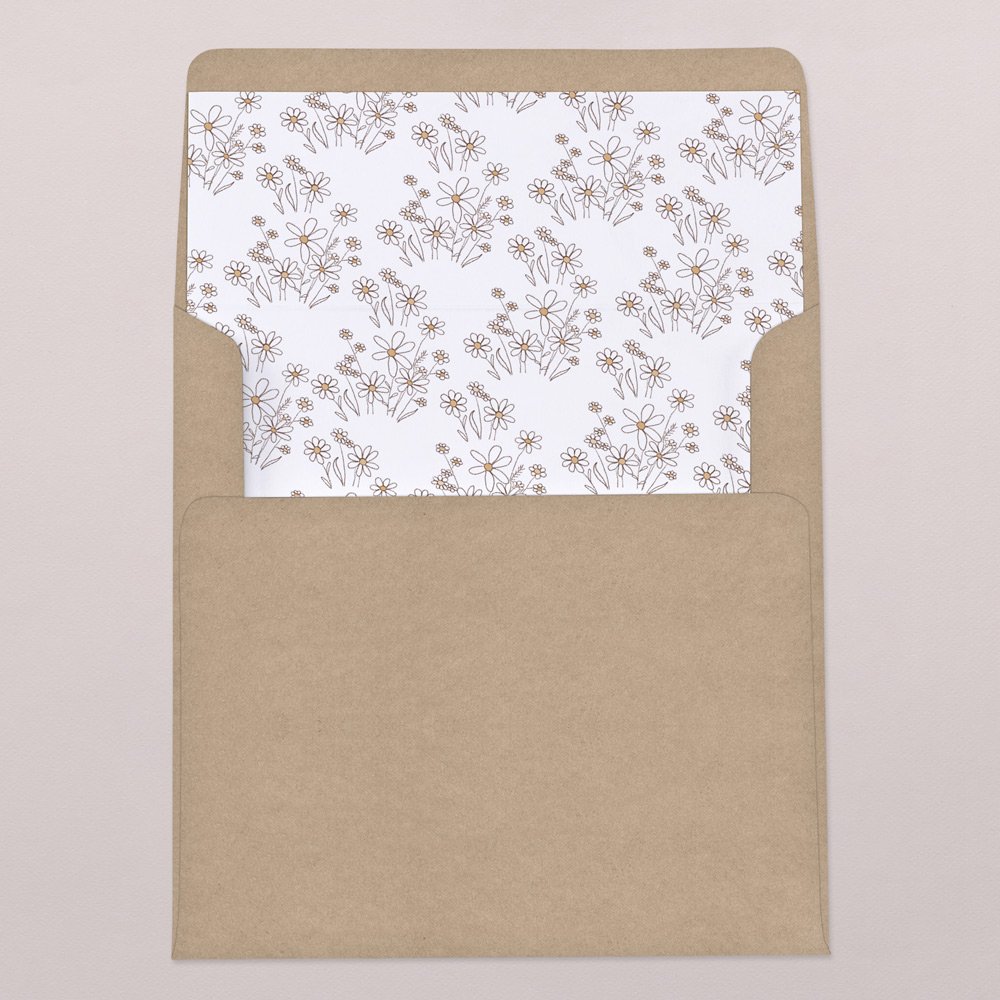 Intérieur d'enveloppe