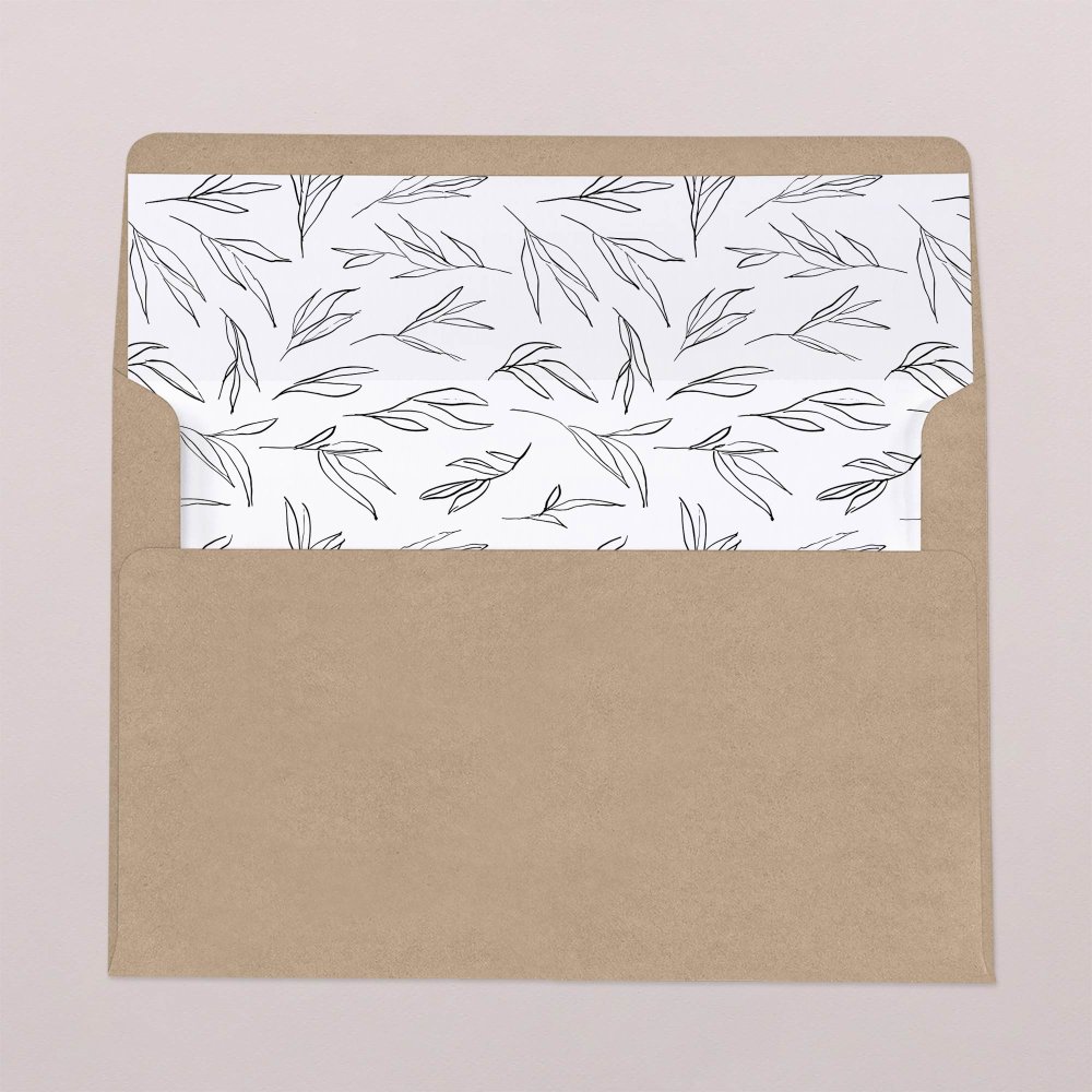 Intérieur d'enveloppe