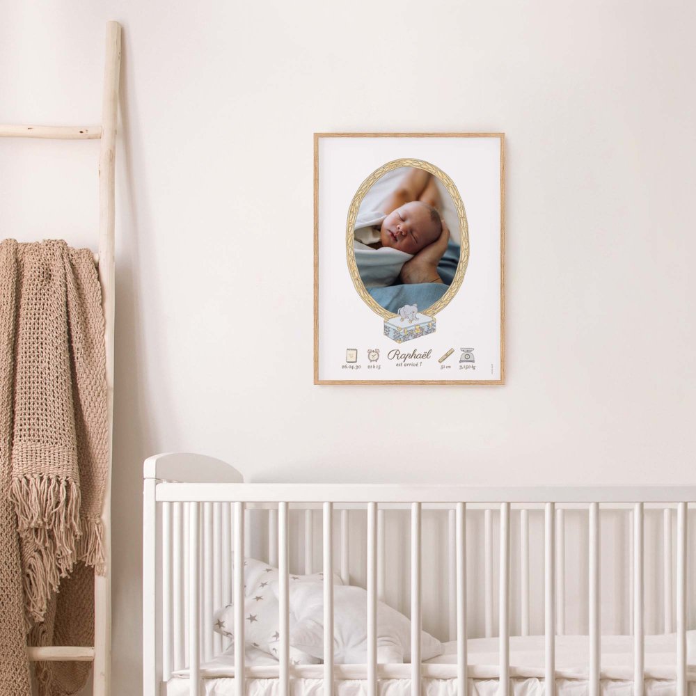 Mon premier portrait - bleu