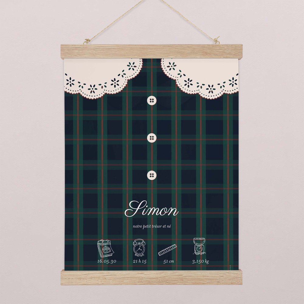 Claudine - tartan