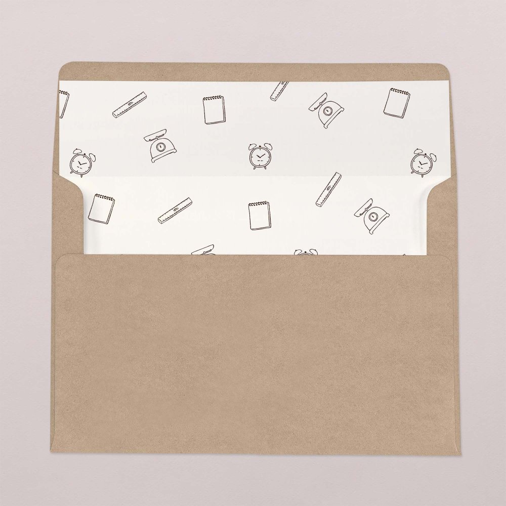 Intérieur d'enveloppe