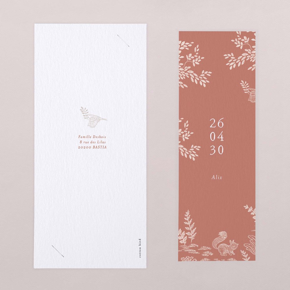 Forêt endormie - Rose