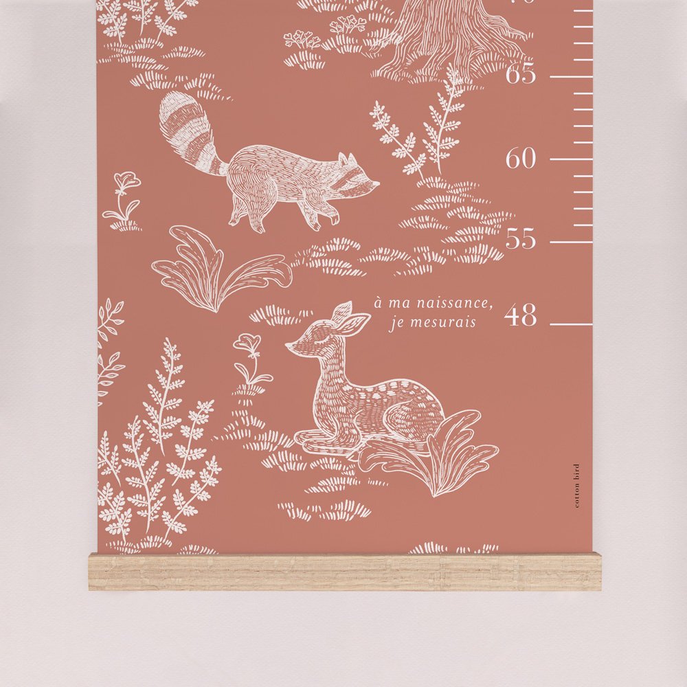 Forêt endormie - Rose