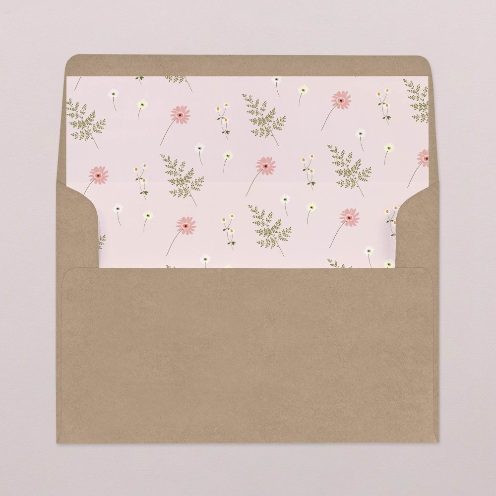 Intérieur d'enveloppe