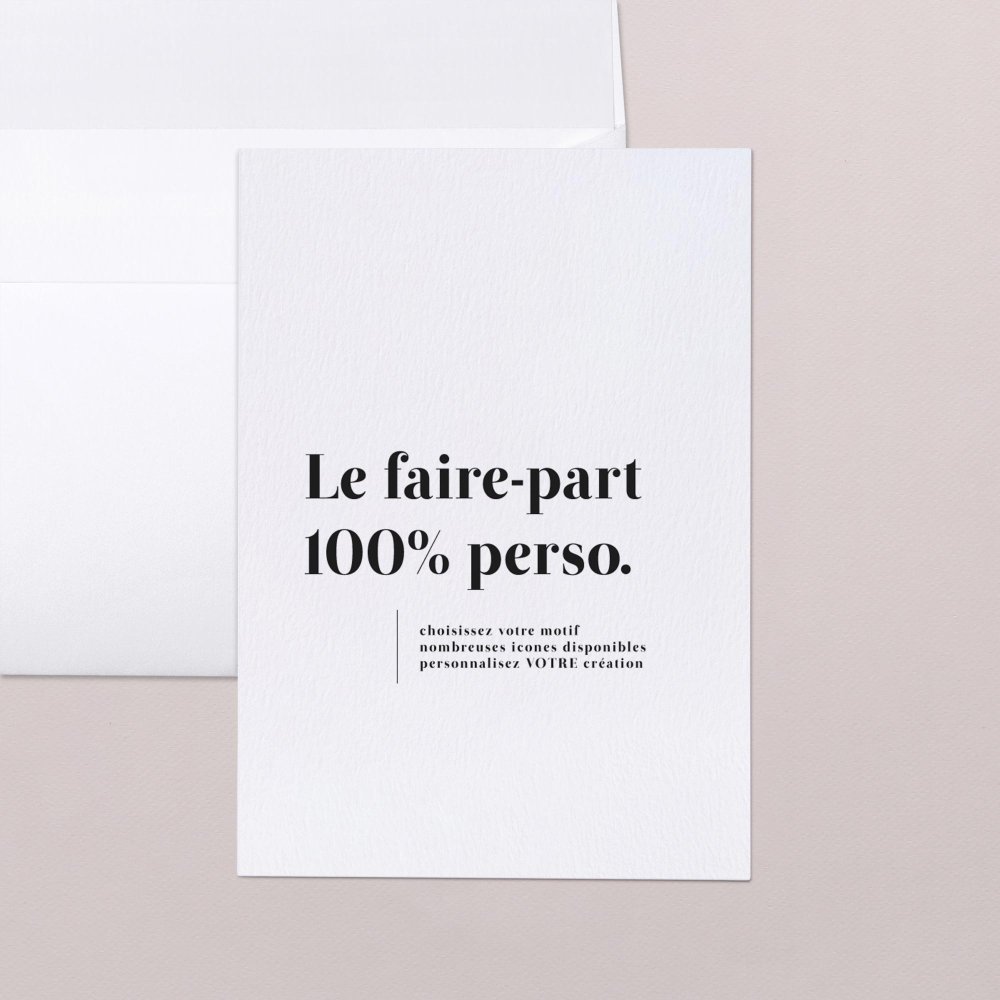 Le 100% personnalisable