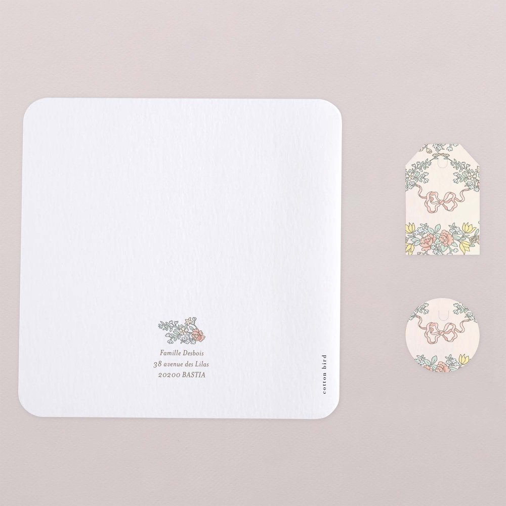 Mon premier portrait - rose