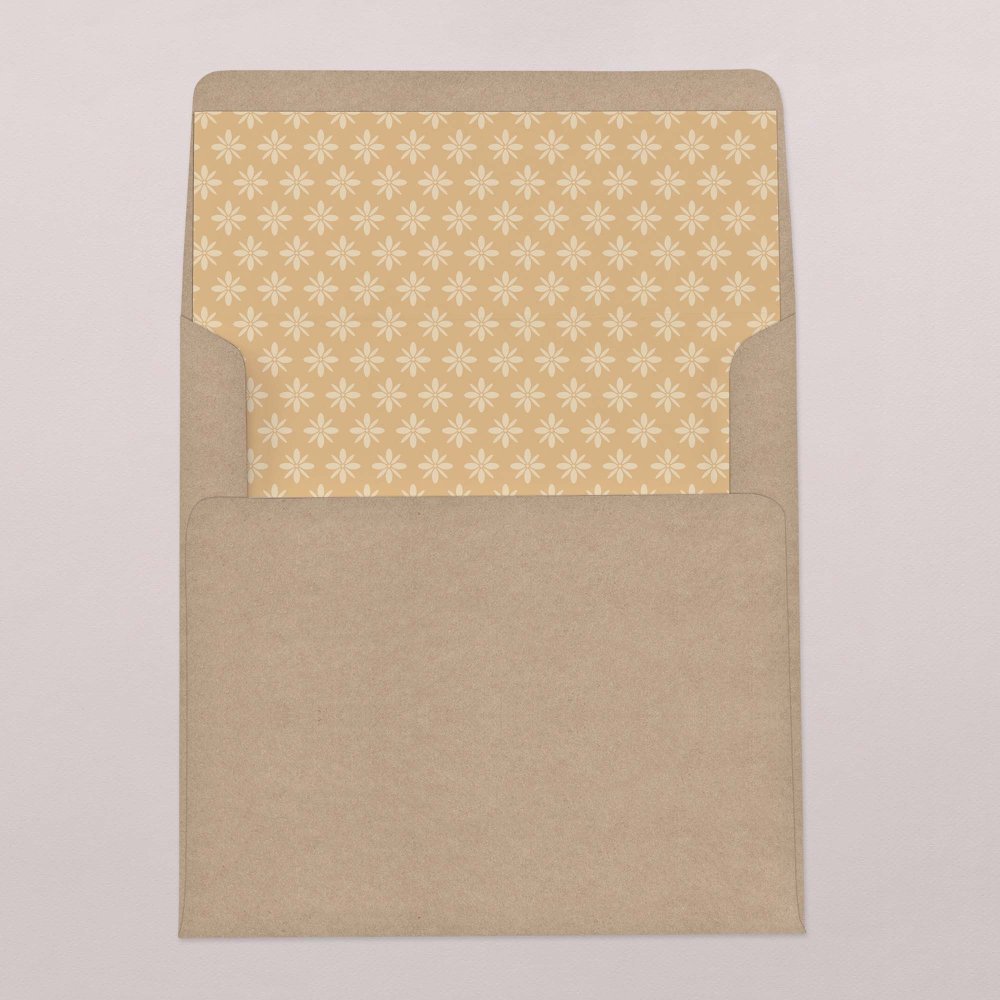 Intérieur d'enveloppe