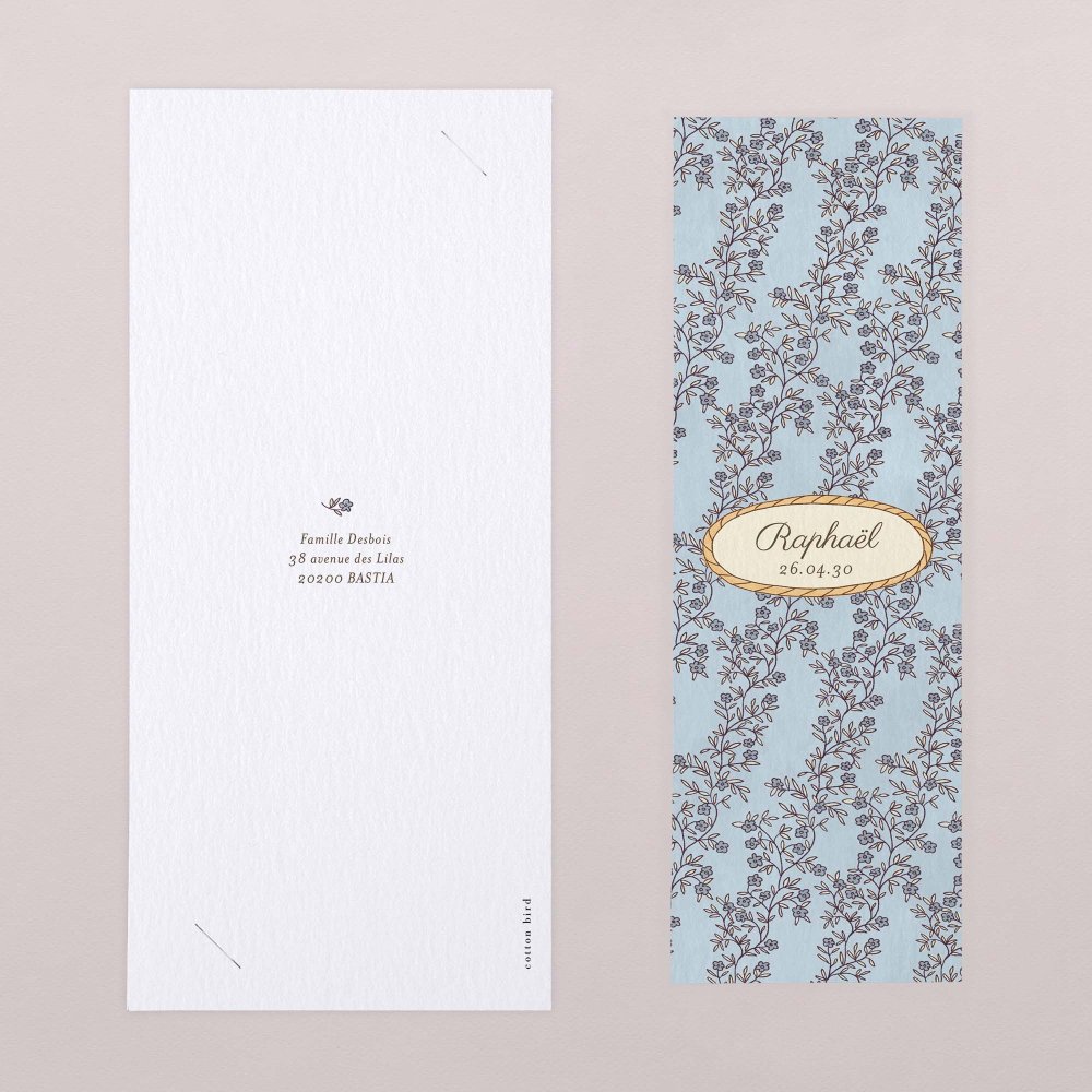 Mon premier portrait - bleu