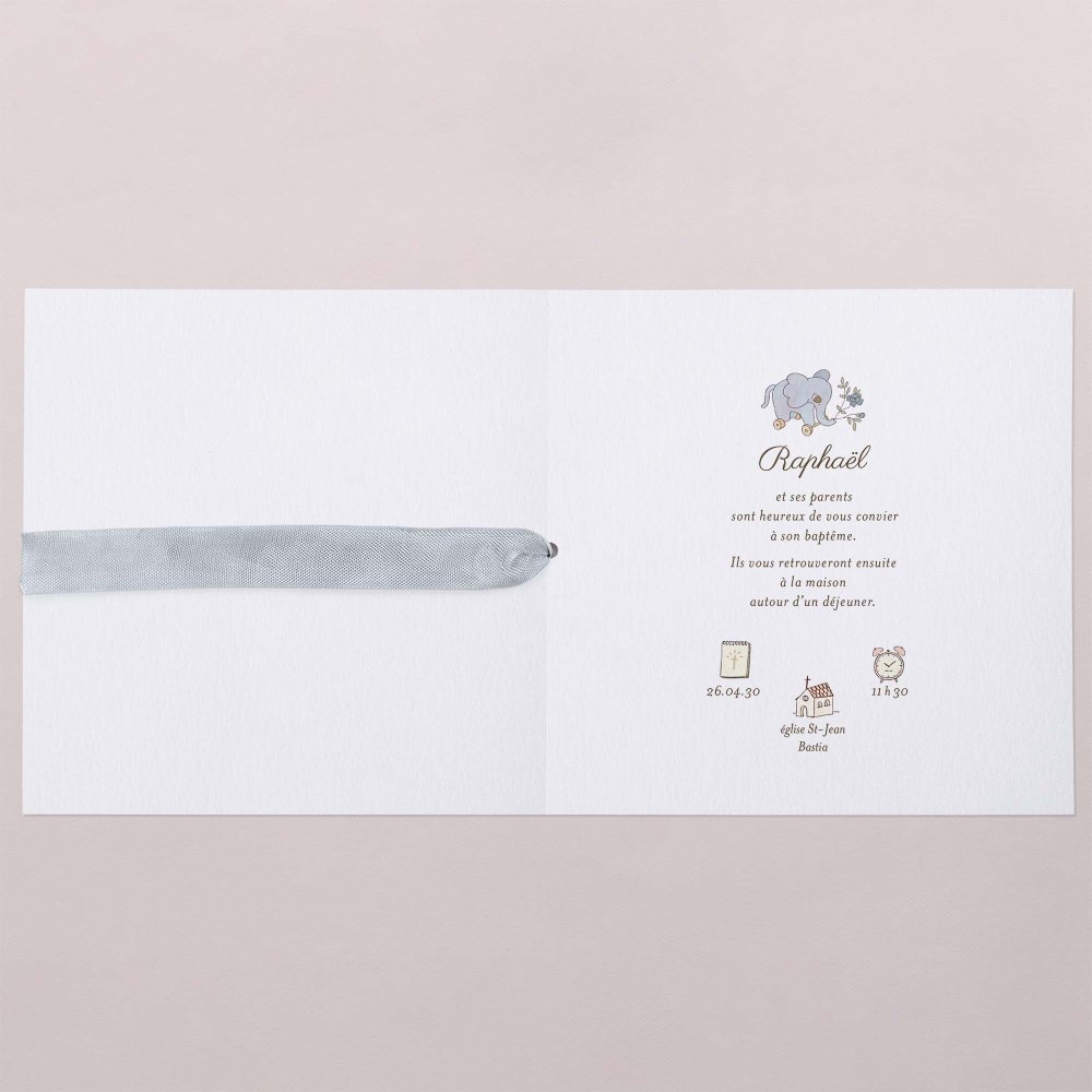 Mon premier portrait - bleu