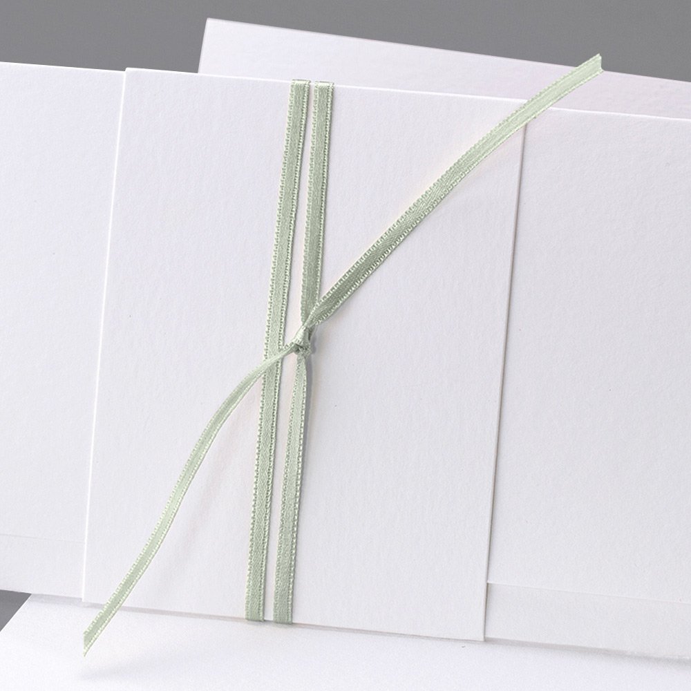 Ruban Satin vert amande 90 cm