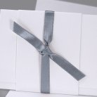 Ruban Satin gris foncé 90 cm