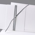 Ruban Satin gris foncé 90 cm